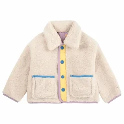Bobo Choses Veste Réversible Façon Sherpa Fibres Recyclées | Lilas| Manteaux, Blousons, Pilotes