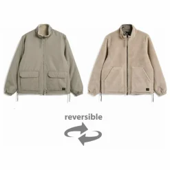 Homme Taion Doudounes, Parkas, Vestes*Veste Réversible Militaire Col Montant |