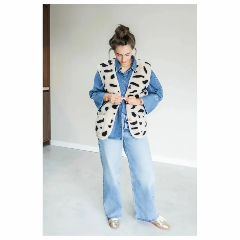 Femme Alwero Vestes, Blousons*Veste Sans Manches Alpen Guépard - Collection Adulte |