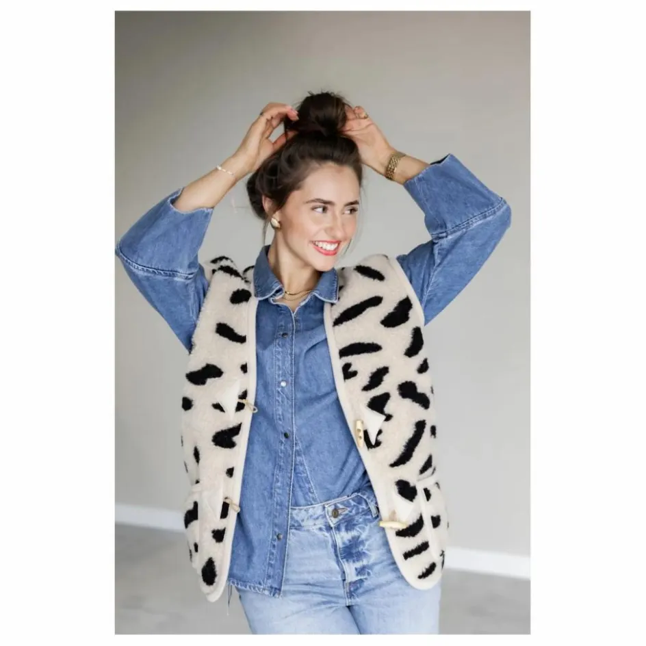 Femme Alwero Vestes, Blousons*Veste Sans Manches Alpen Guépard - Collection Adulte |