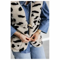 Femme Alwero Vestes, Blousons*Veste Sans Manches Alpen Guépard - Collection Adulte |