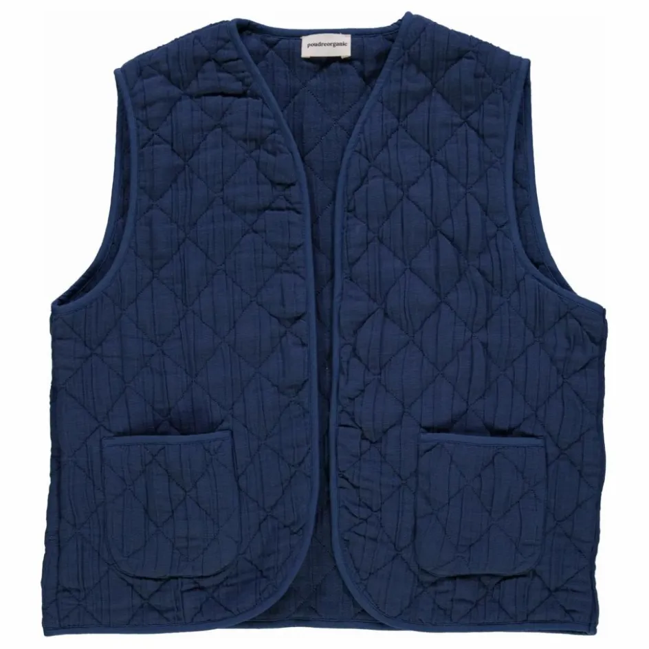 Femme Poudre Organic Vestes, Blousons*Veste Sans Manches Cercis Denim Coton Bio - Collection Femme |