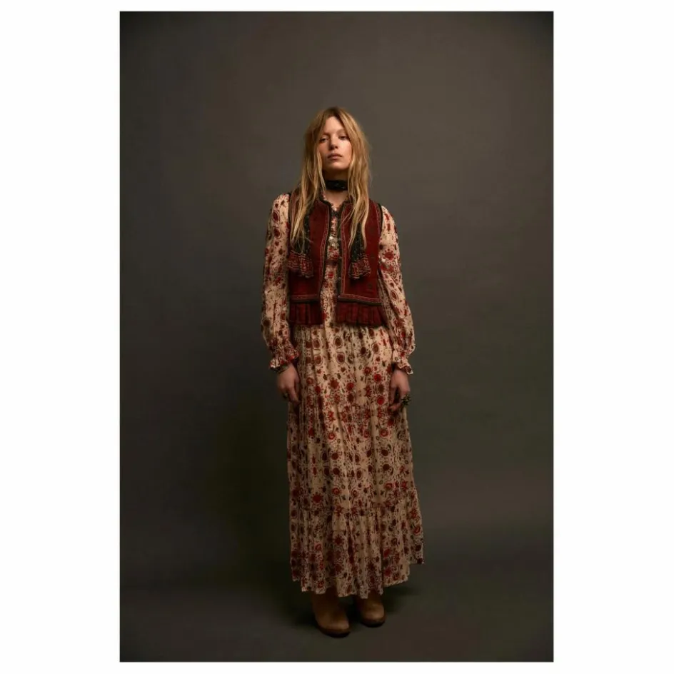 Maison Hotel Veste Sans Manches Château Casilda Gaze de Coton ||Femme Vestes, Blousons