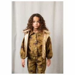 Enfant Fille Garçon Manteaux, Blousons|Manteaux, Blousons*Veste Sans Manches Col Sherpa Métallisée |