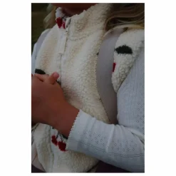 Enfant Konges Sløjd Manteaux, Blousons|Manteaux, Blousons, Pilotes*Veste Sans Manches Façon Sherpa Jody Cerises Fibres Recyclées |