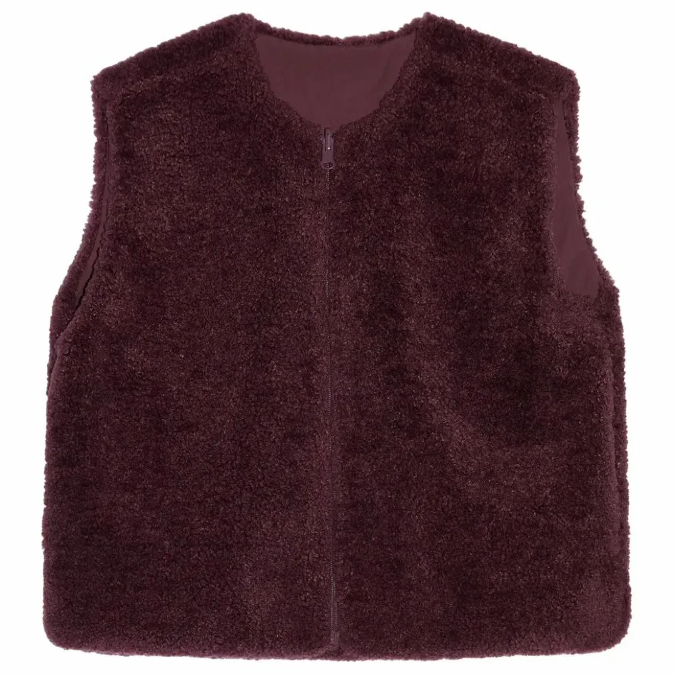 Online Smallable Kid Veste Sans Manches Façon Sherpa Jude | Violet