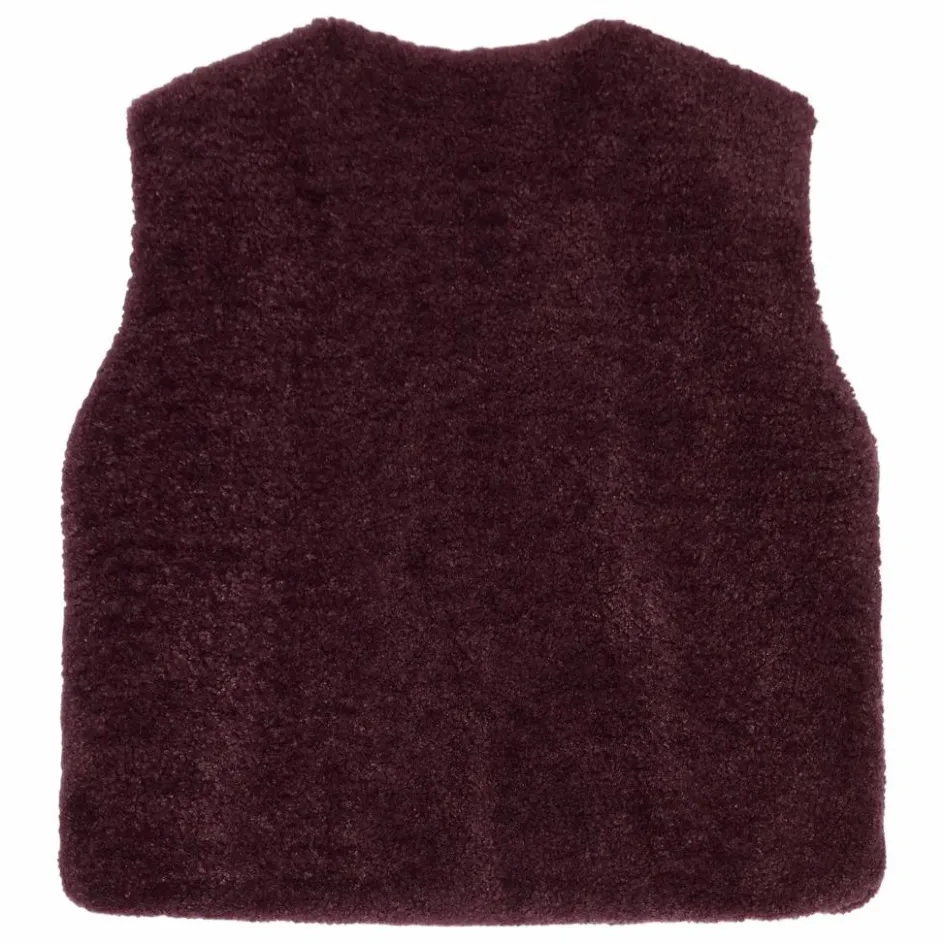 Online Smallable Kid Veste Sans Manches Façon Sherpa Jude | Violet