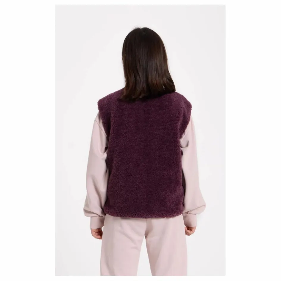 Online Smallable Kid Veste Sans Manches Façon Sherpa Jude | Violet