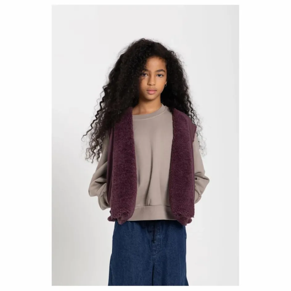 Online Smallable Kid Veste Sans Manches Façon Sherpa Jude | Violet