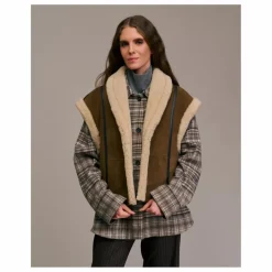 Femme Diega Vestes, Blousons*Veste Sans Manches Gialo Cuir |