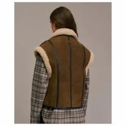 Femme Diega Vestes, Blousons*Veste Sans Manches Gialo Cuir |