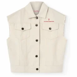 New The Animals Observatory Veste Sans Manches Hog | Ecru