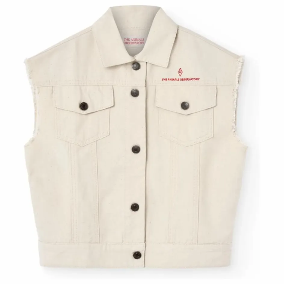 New The Animals Observatory Veste Sans Manches Hog | Ecru