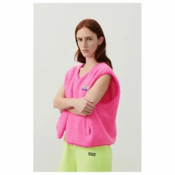 New American Vintage Veste Sans Manches Hoktown | Rose fluo
