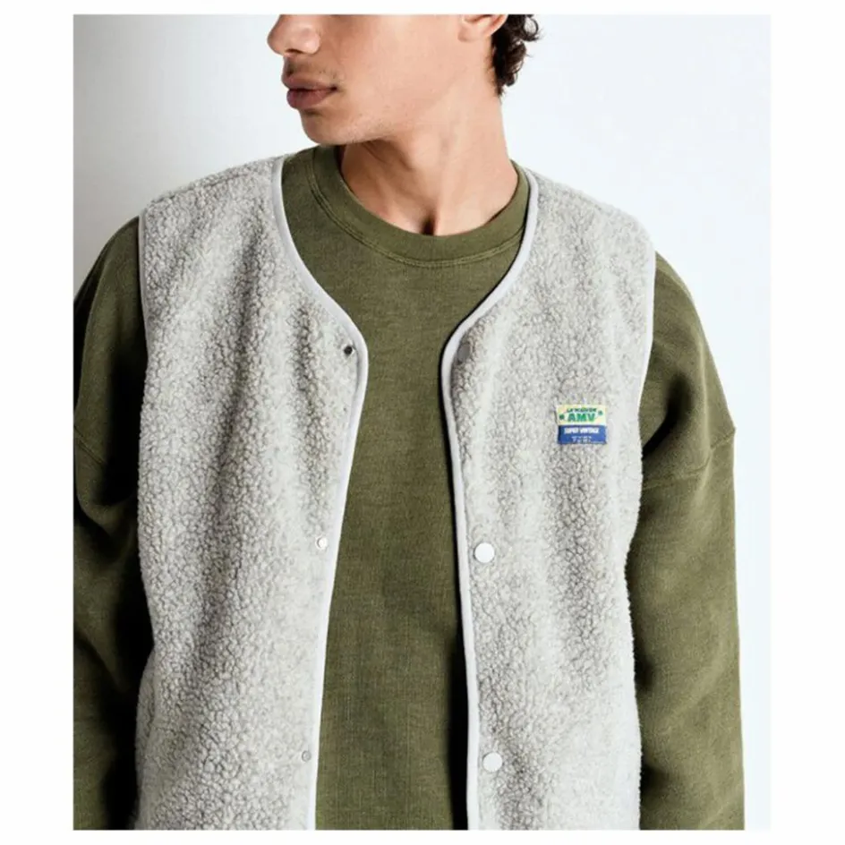 American Vintage Veste Sans Manches Hoktown Fibres Recyclées ||Homme Doudounes, Parkas, Vestes