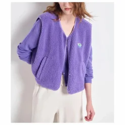 Clearance American Vintage Veste Sans Manches Hoktown Fibres Recyclées | Violet