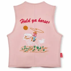 Enfant Fille Garçon Manteaux, Blousons*Veste Sans Manches Hold Ya Horses Cuir Nappa |