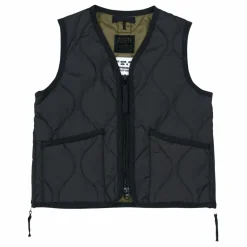 Online Taion Veste Sans Manches Matelassée Military | Noir