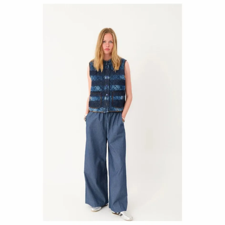 Lollys Laundry Veste Sans Manches Matelassée Cairo ||Femme Vestes, Blousons