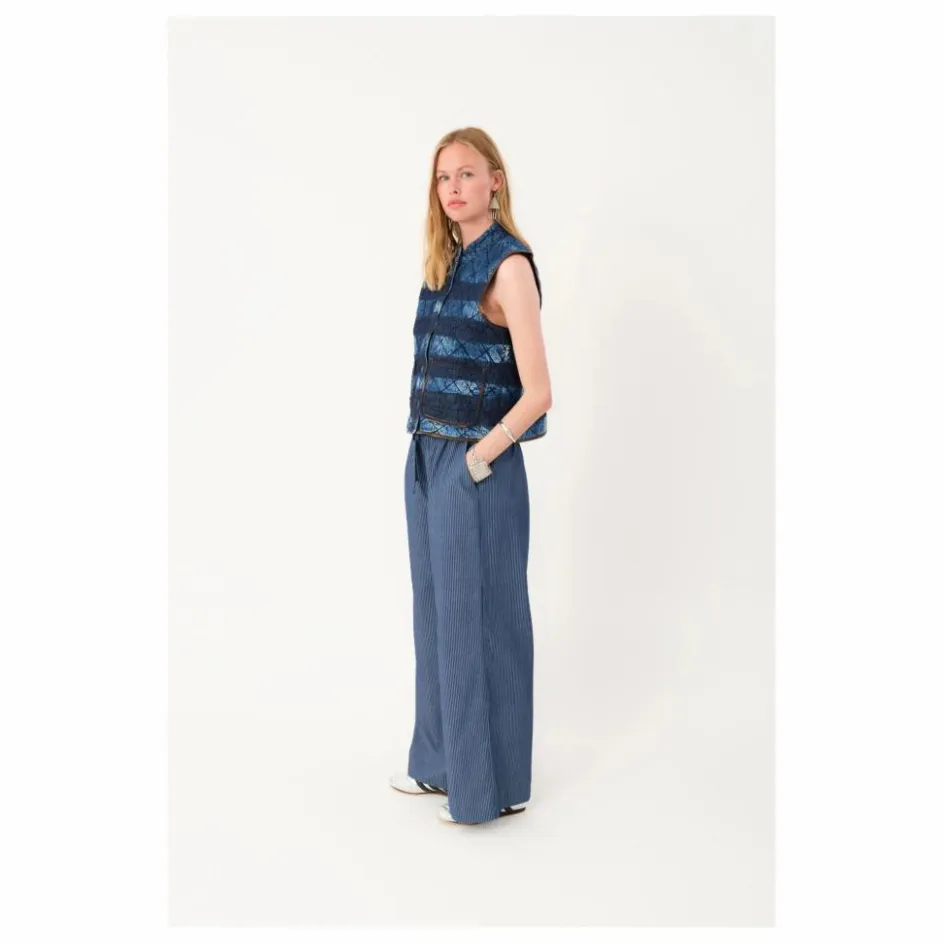 Lollys Laundry Veste Sans Manches Matelassée Cairo ||Femme Vestes, Blousons