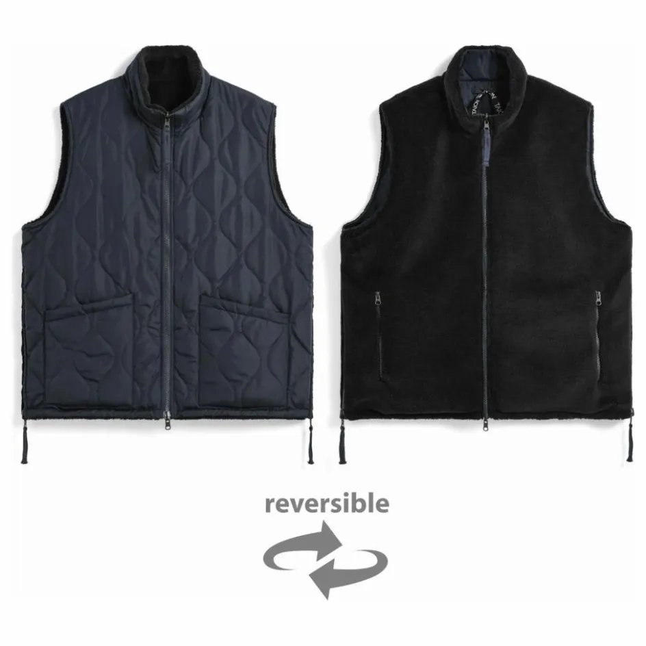Taion Veste Sans Manches Militaire Réversible Col Montant ||Homme Doudounes, Parkas, Vestes