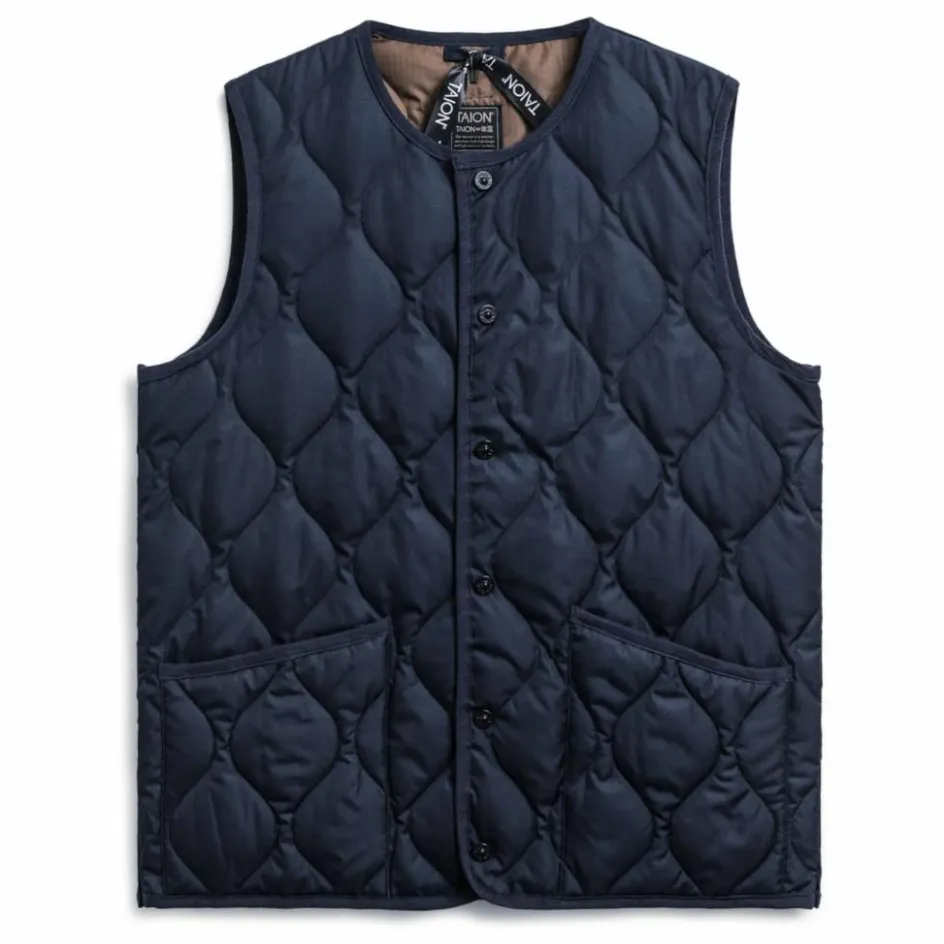 Discount Taion Veste Sans Manches Military Unisexe | Bleu marine