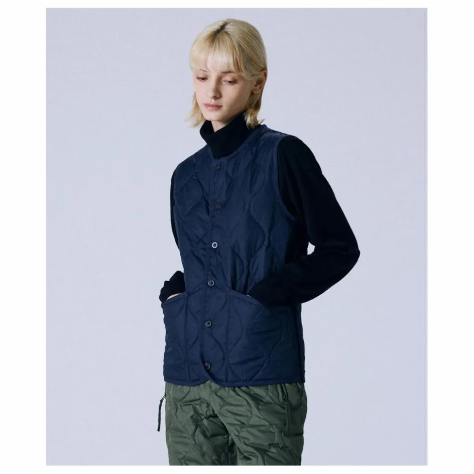 Discount Taion Veste Sans Manches Military Unisexe | Bleu marine