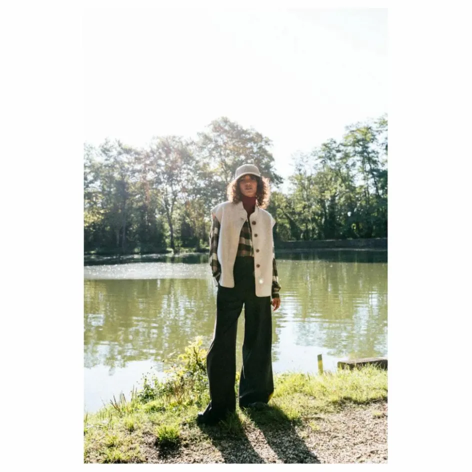 Sacrécoeur Veste Sans Manches Mireia Laine | Beige