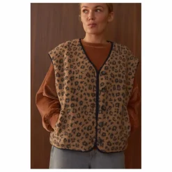 Sale Veste Sans Manches Néo Léopard - Collection Femme | Femme Vestes, Blousons