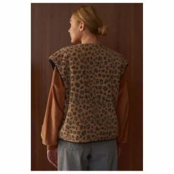 Sale Veste Sans Manches Néo Léopard - Collection Femme | Femme Vestes, Blousons