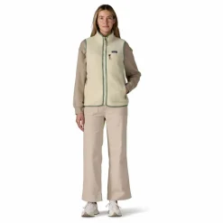 Discount Patagonia Veste Sans Manches Retro Pile Fibres Recyclées | Beige