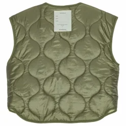 Best brunobruno nation Veste Sans Manches Réversible Molly Fibres Recyclées | Vert kaki