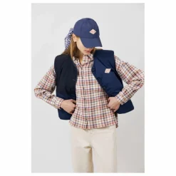 Hot a.p Veste Sans Manches Réversible Georgina | Bleu marine