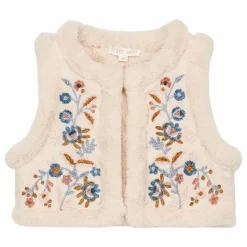 Clearance Veste Sans Manches Réversible Façon Fourrure Librana Coton Bio | Enfant Manteaux, Blousons