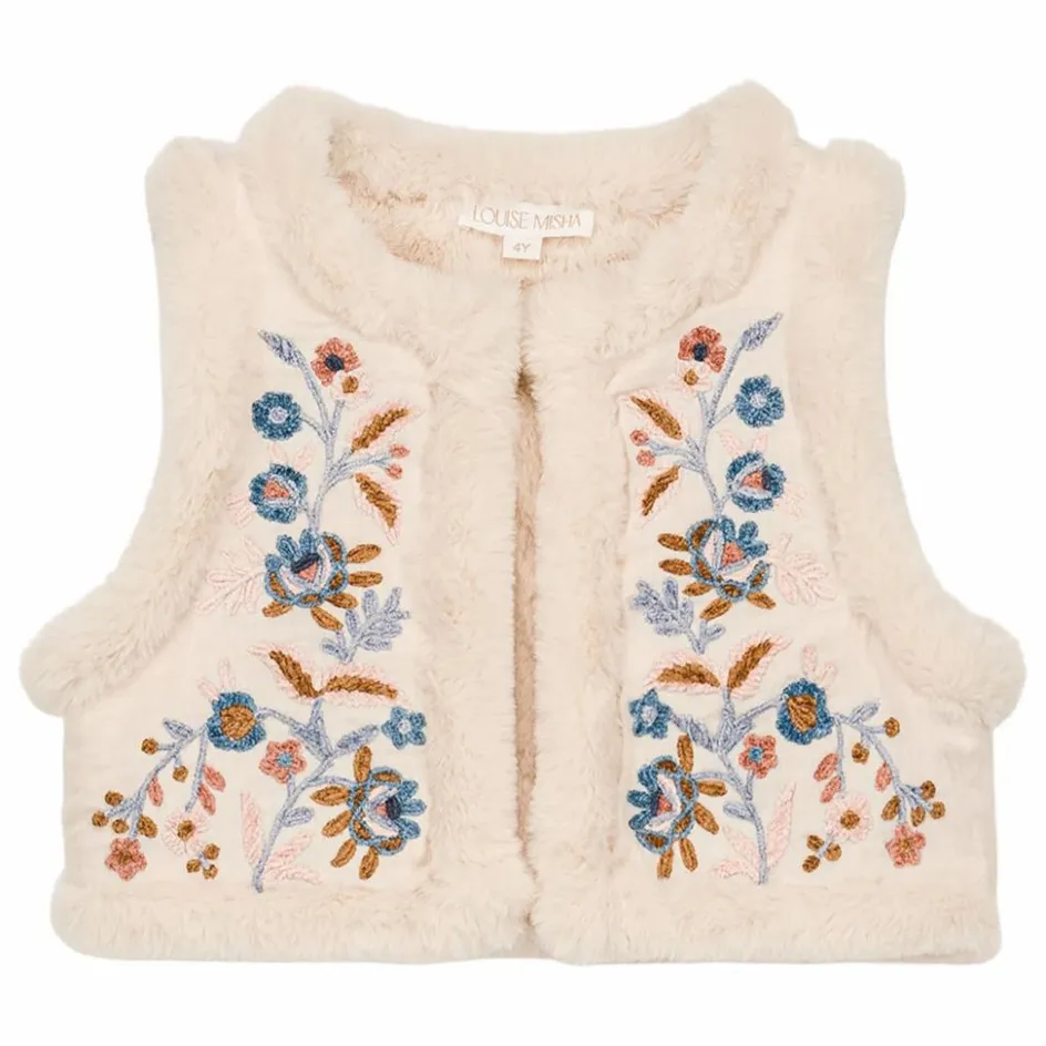 Clearance Veste Sans Manches Réversible Façon Fourrure Librana Coton Bio | Enfant Manteaux, Blousons