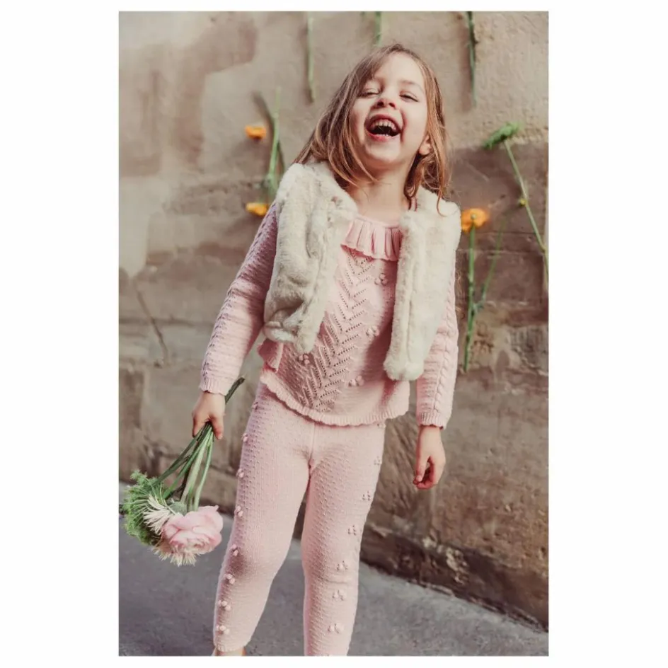Clearance Veste Sans Manches Réversible Façon Fourrure Librana Coton Bio | Enfant Manteaux, Blousons
