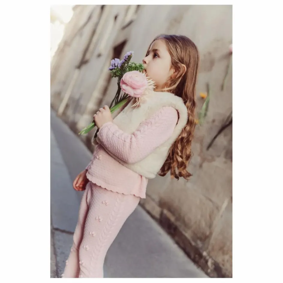 Clearance Veste Sans Manches Réversible Façon Fourrure Librana Coton Bio | Enfant Manteaux, Blousons