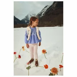 Clearance Veste Sans Manches Réversible Façon Fourrure Librana Coton Bio | Enfant Manteaux, Blousons