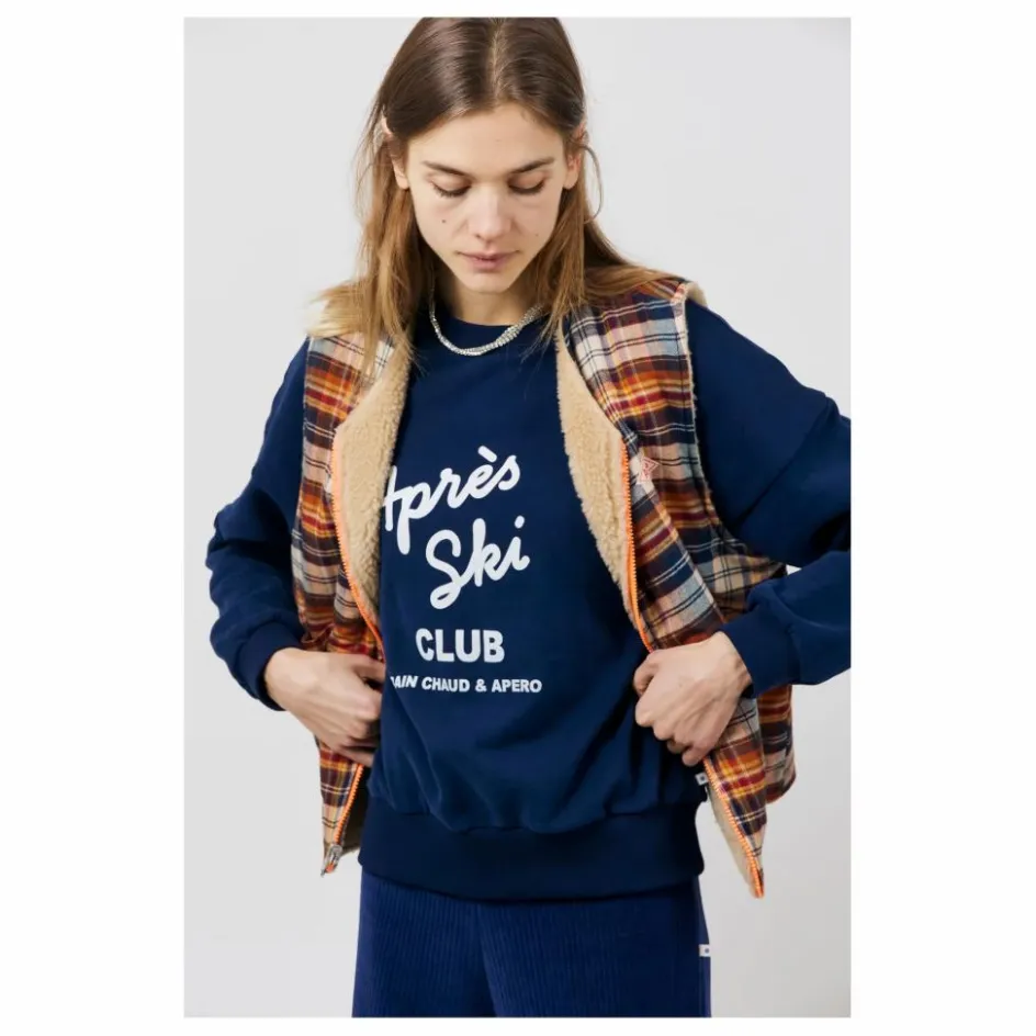 a.p Veste Sans Manches Réversible Ginger Carreaux ||Femme Vestes, Blousons