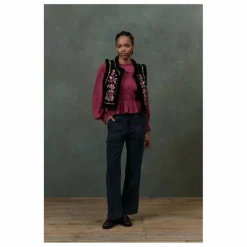 Louise Misha Veste Sans Manches Réversible Renée Velours - Collection Femme ||Femme Vestes, Blousons