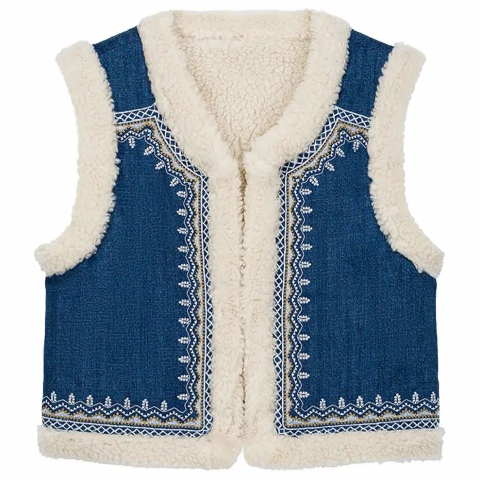 Best Veste Sans Manches Réversible Figara Denim - Collection Femme | Femme Vestes, Blousons
