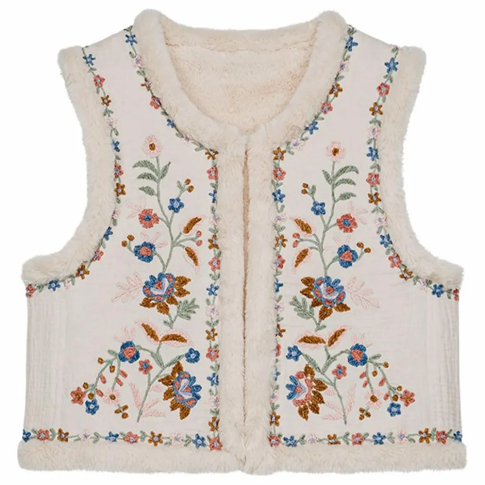 Hot Veste Sans Manches Réversible Renée Double Gaze Coton Bio - Collection Femme | Femme Vestes, Blousons