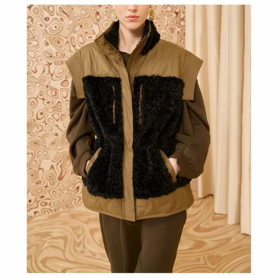 Sale Ulla Johnson Veste Sans Manches Shiloh | Noir
