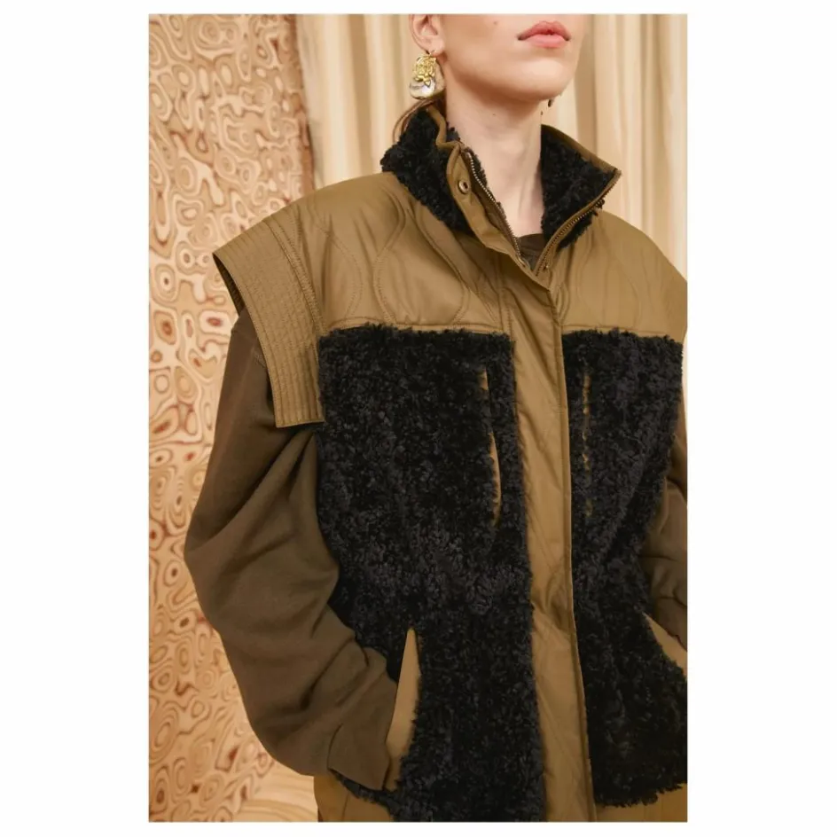 Sale Ulla Johnson Veste Sans Manches Shiloh | Noir