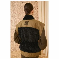 Sale Ulla Johnson Veste Sans Manches Shiloh | Noir