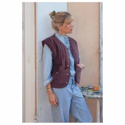 Marlot Paris Veste Sans Manches Simona - Collection Femme ||Femme Vestes, Blousons