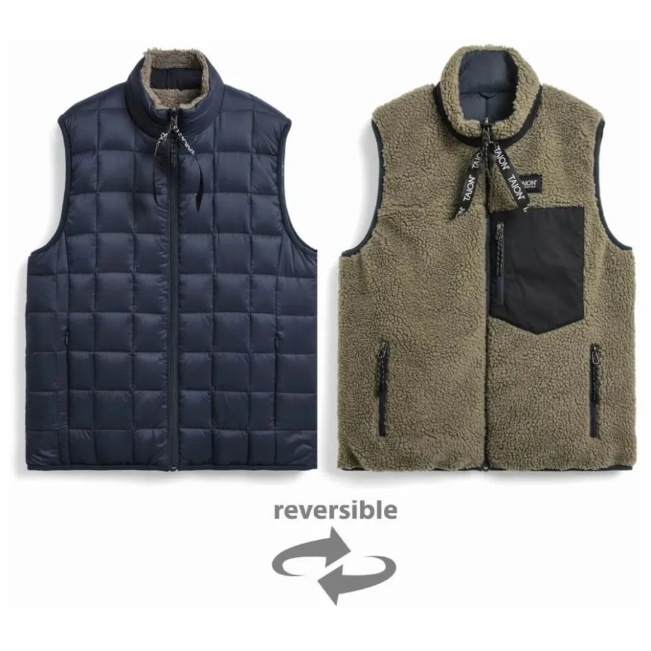 Hot Veste Sans Manches Unisexe Reversible Boa Down | Homme Doudounes, Parkas, Vestes