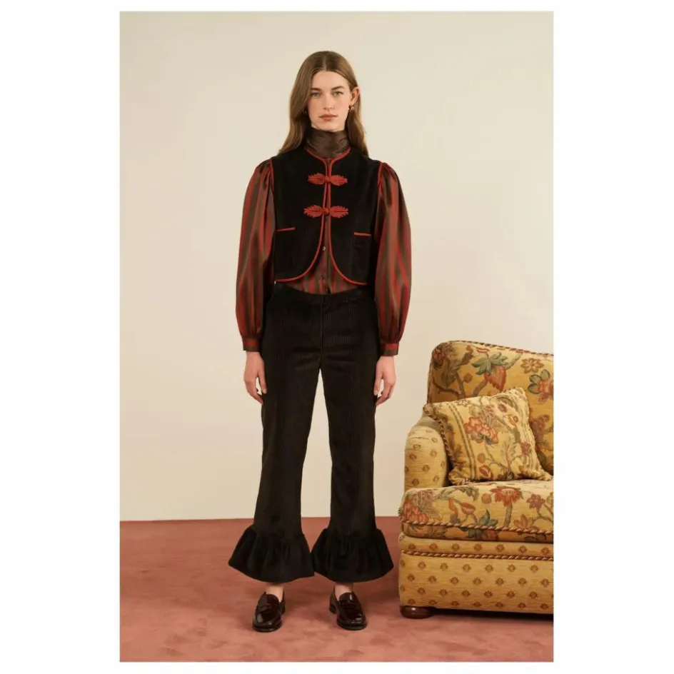 Clearance Veste Sans Manches Vienna Velours Côtelé | Femme Vestes, Blousons