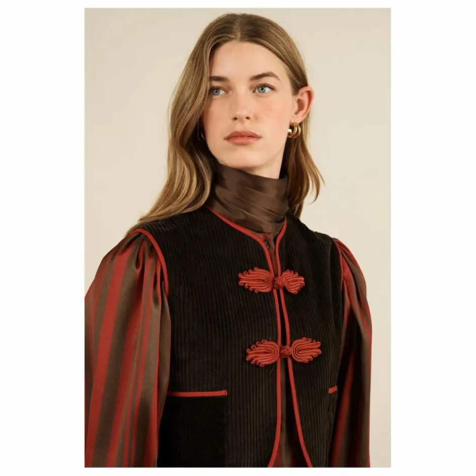 Clearance Veste Sans Manches Vienna Velours Côtelé | Femme Vestes, Blousons