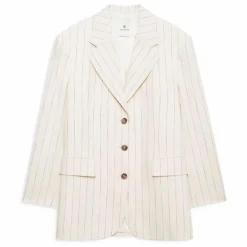 Outlet Anine Bing Veste Sara Rayée | Crème